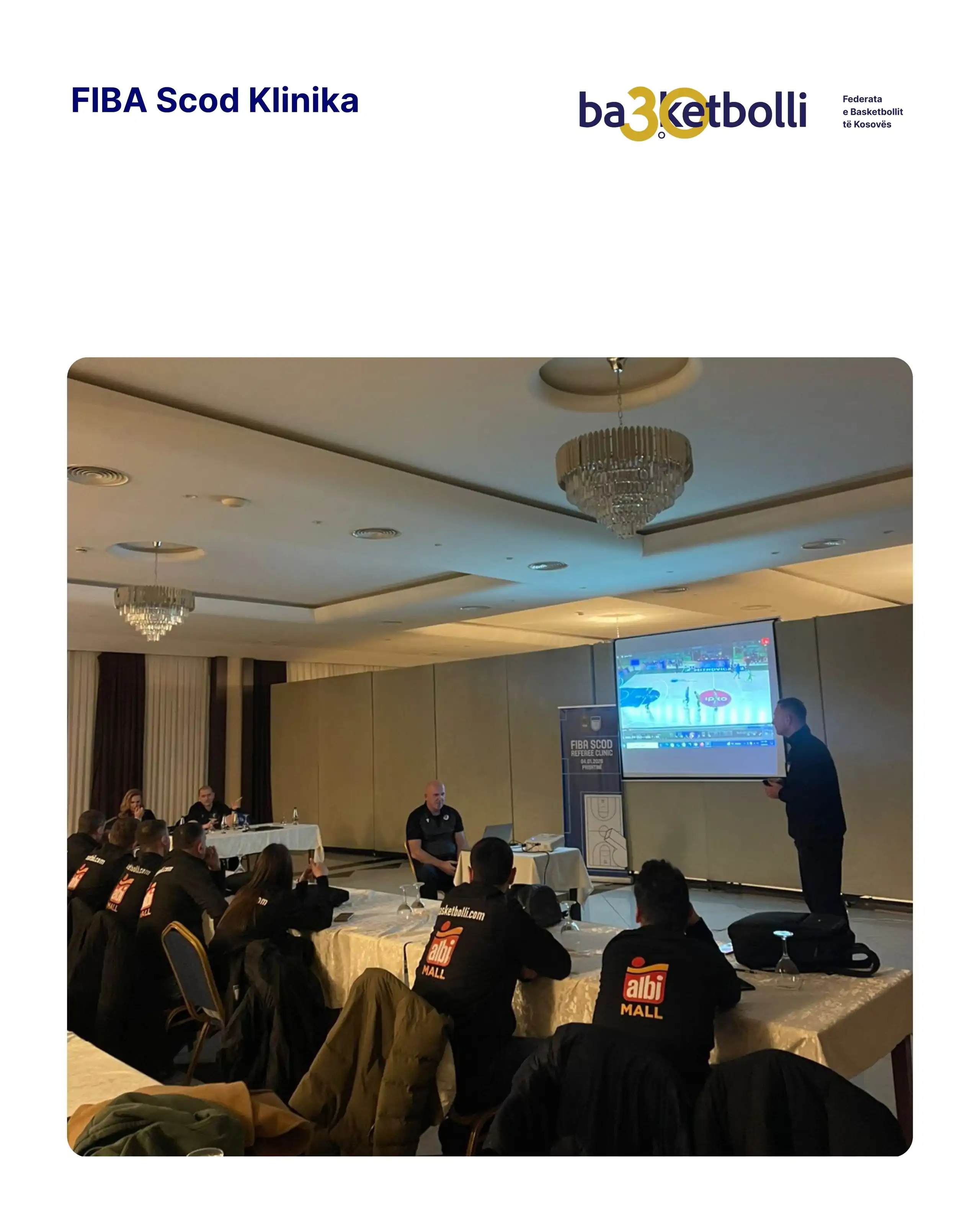 Mbahet FIBA Scod Klinika me gjyqtarët e FBK-së